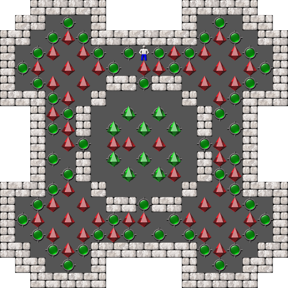 Sokoban David W. Skinner Arranged level 288